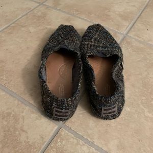 Toms Shoes - Toms blue black tweed shoes 9 Toms Shoes - Toms blue black tweed shoes 9